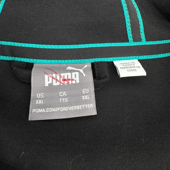 Puma Mercedes AMG Petronas Formula 1 Team 2XL Black Zip Hoodie Men's XXL - Picture 5 of 9